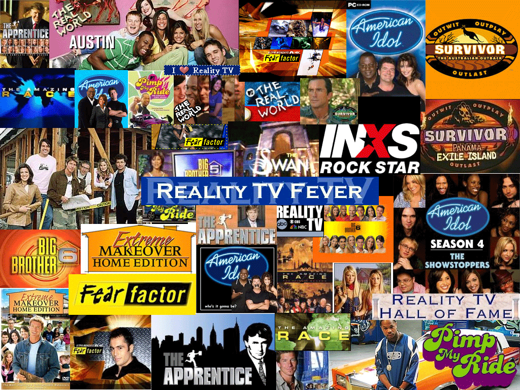 reality, tv, collage